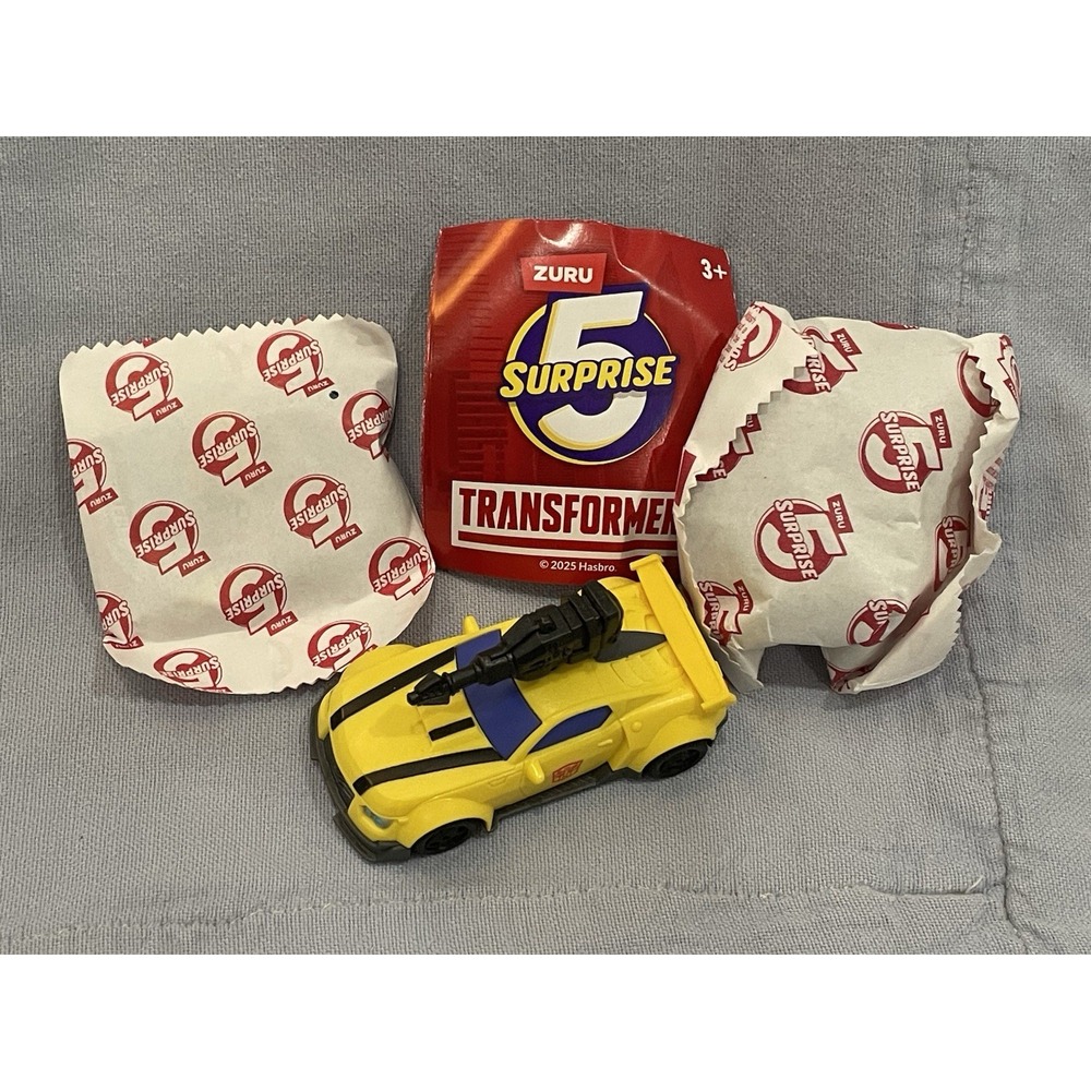 NEW Open Box Zuru 5 Surprise Hasbro Transformers Quick Sand - Bumblebee as Car